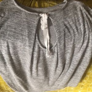 Market and Spruce Tie Back sweater